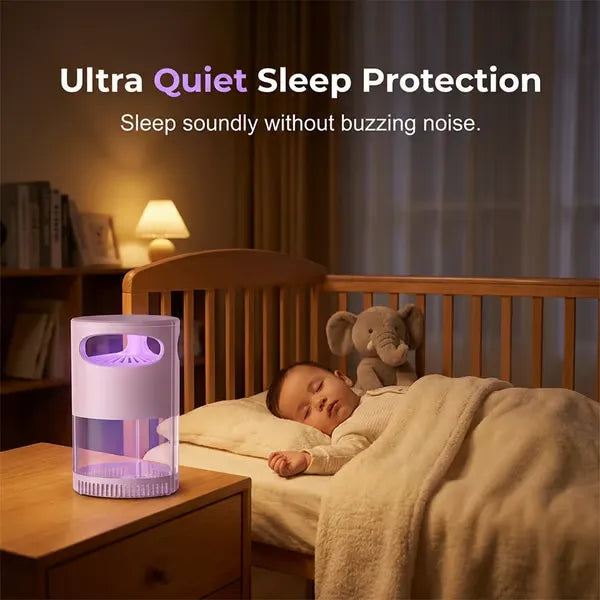 50%OFF 🔥🦟 UV Mosquito Killer Lamp – quiet, USB, chemical-free. 50K+ sold! 🔇🌙
