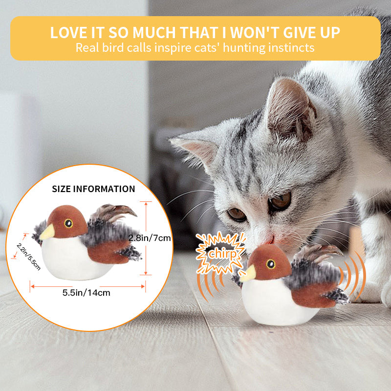 50%OFF 🔥Interactive Chirping Bird Cat Toy
