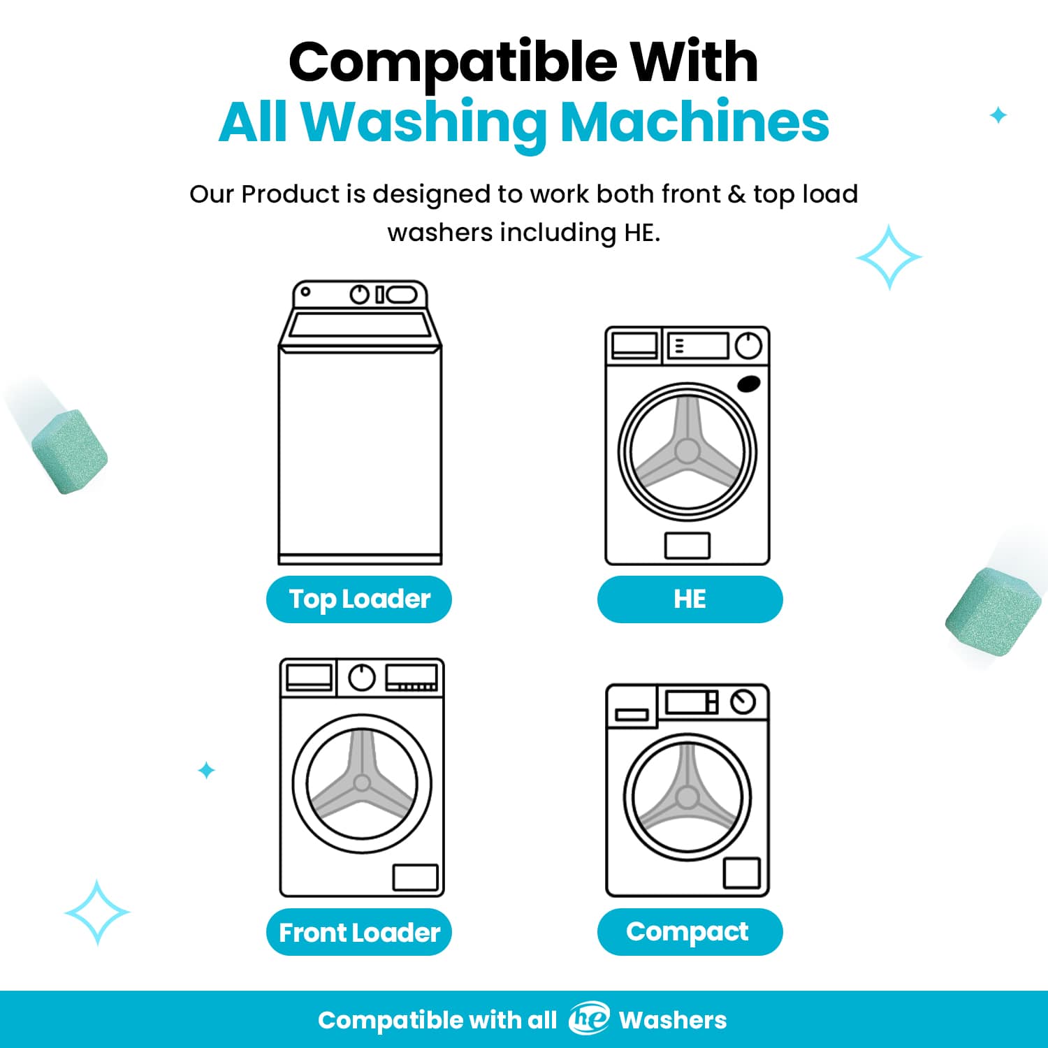 50%OFF 🔥Ultimate Washer Fix: Pet Odor & Hair Dissolving Tablets