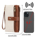 🔥Last Day 49% OFF-Women's long wallet, stylish clutch, elegant solid color blocking wallet