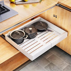 50%OFF 🔥Premium Expandable Pull-Out Cabinet Organizer — Strong, Spacious & Installation-Free