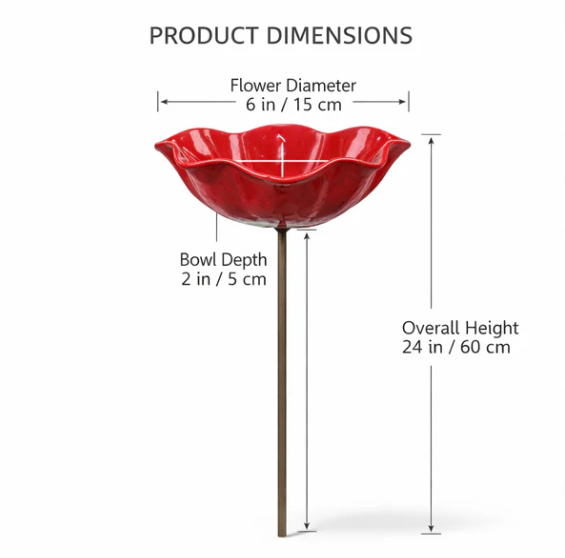 💖🎁 50% Off--🎁Handmade Metal Flower Garden Stake🐦