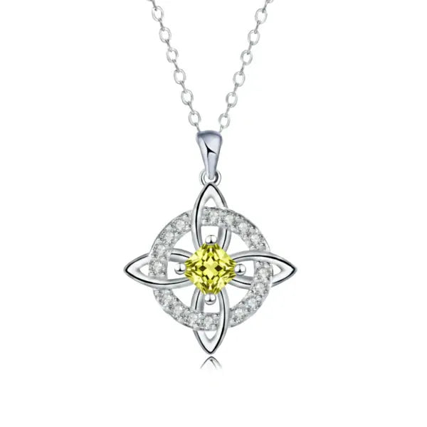 Mystical Birthstone Witches Knot Necklace🔮💞Protect Your Loved Ones