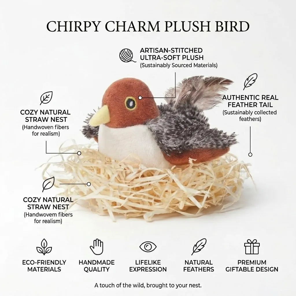 50%OFF 🔥Interactive Chirping Bird Cat Toy