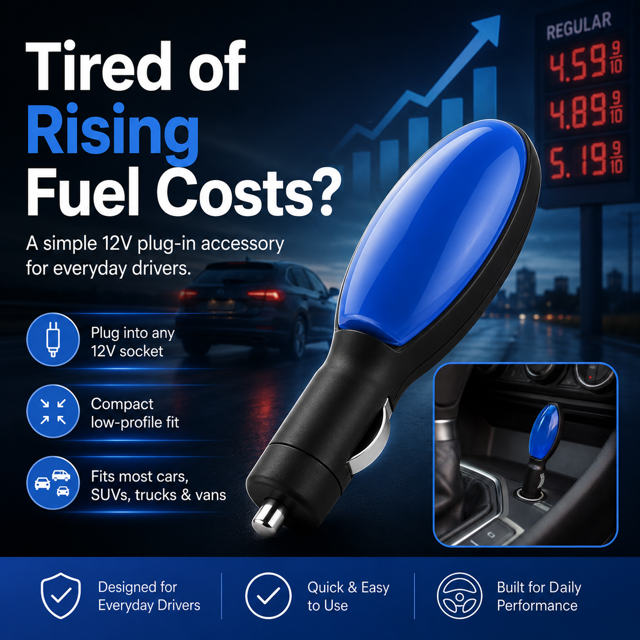 50%OFF 🔥Plug-And-Play Driving Plug-In: Improve Fuel Efficiency