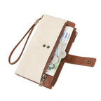 🔥Last Day 49% OFF-Women's long wallet, stylish clutch, elegant solid color blocking wallet