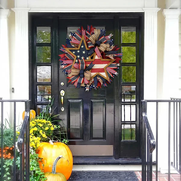 50%OFF 🔥🇺🇸Sentinels of Honor: 250th Anniversary Hand-Tied Wreath