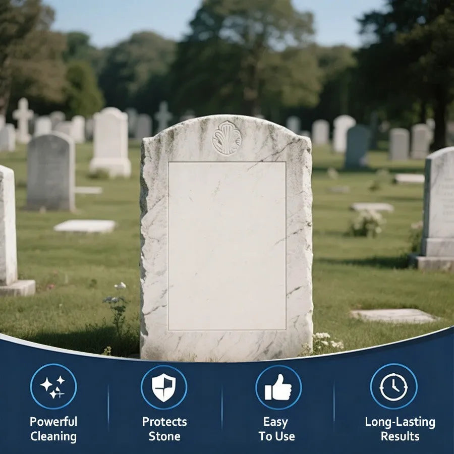 50% OFF🔥 Headstone Cleaning & Restoration Spray – Remove Stains Instantly