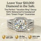 🚨 Only Today: 90% OFF |The Flawless $10k Illusion Ring | VVS1 Lab-Grown Diamond (Tarnish-Free)