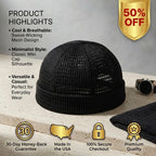 50% OFF🔥Men’s Breathable Brimless Docker Hat – Lightweight Mesh Skull Cap for Summer Outdoor Wear