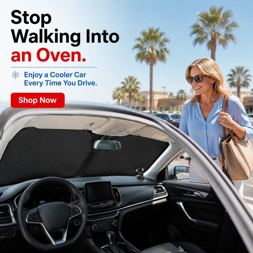 Keep Your Car Up to 35°F Cooler, Protect Your Dashboard, and Enjoy Instant Comfort Every Time You Get In.