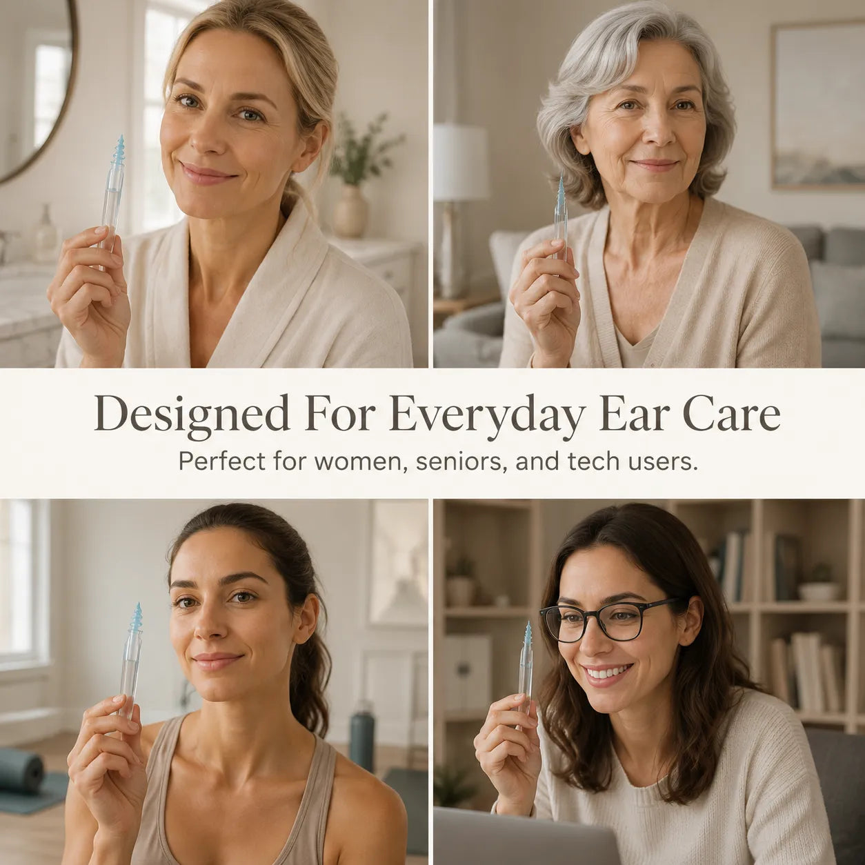 The Safer Way to Care for Your Ears Every Day.