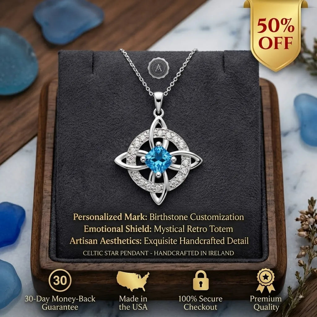 50% OFF🔥Mystical Birthstone Witches Knot Necklace🔮💞Protect Your Loved Ones