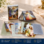 50%OFF 🔥✝️ Catholic Genuine Leather Holy Card Holder – Pocket Prayer Card Organizer with Snap Closure