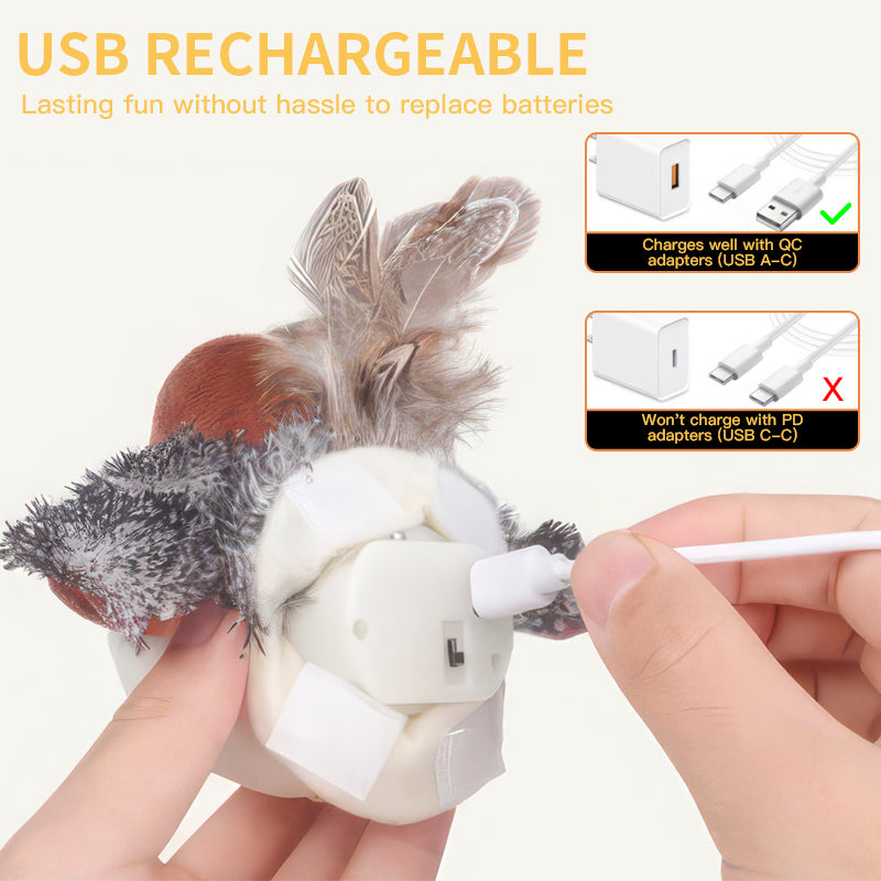 50%OFF 🔥Interactive Chirping Bird Cat Toy