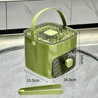 50%OFF 🔥Portable Household Layer Ice Cube with Storage Bin ＆ Lid
