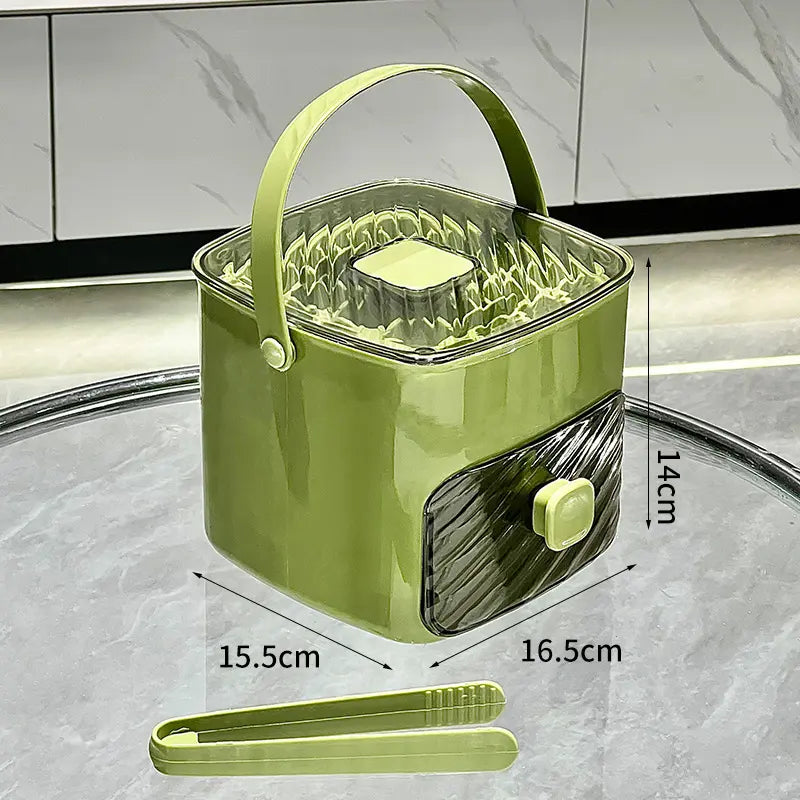 50%OFF 🔥Portable Household Layer Ice Cube with Storage Bin ＆ Lid