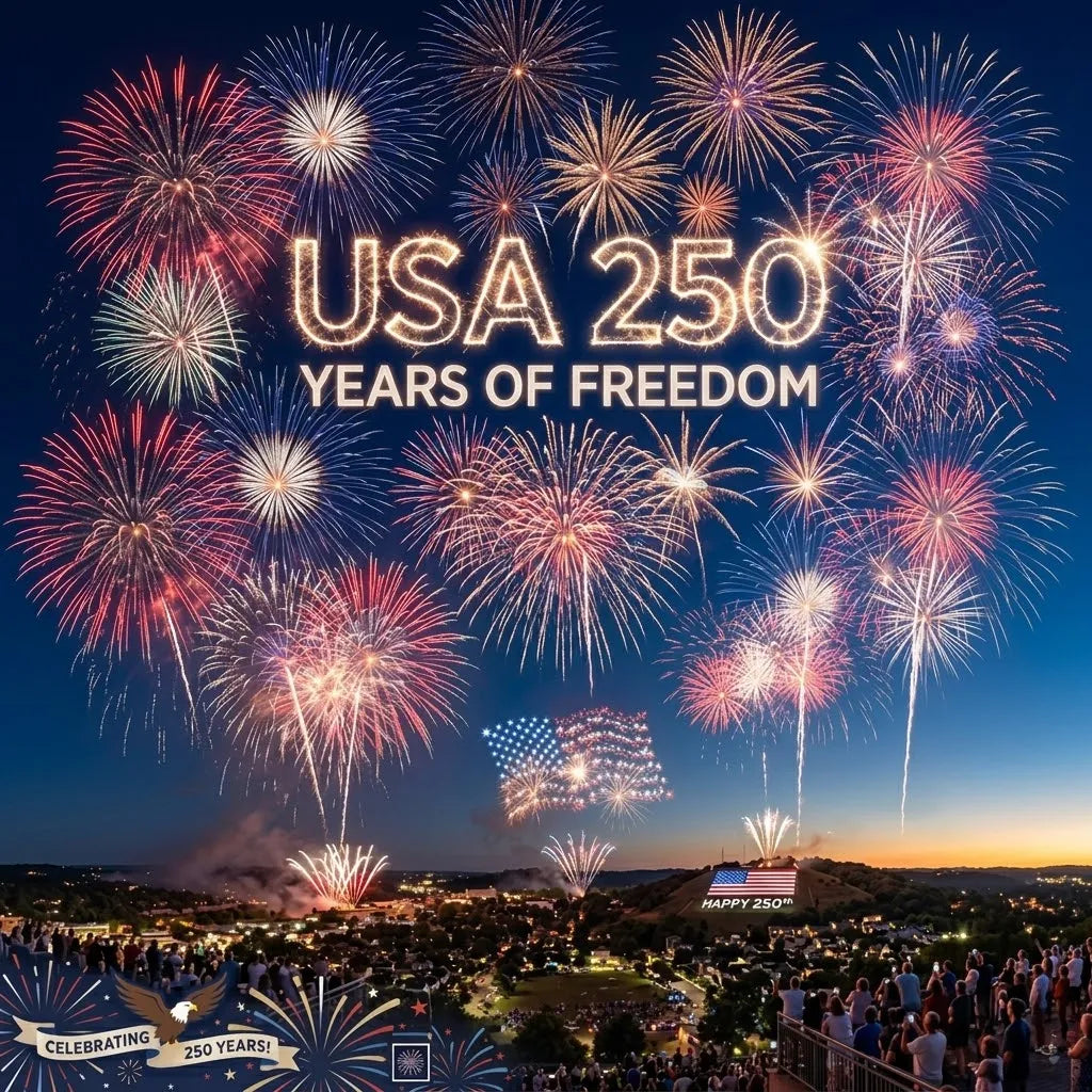 Last Day 50% OFF🔥 ： Illuminated 250th Anniversary USA Commemorative Flag - Premium LED Edition (3x5 Ft) -Bestseller