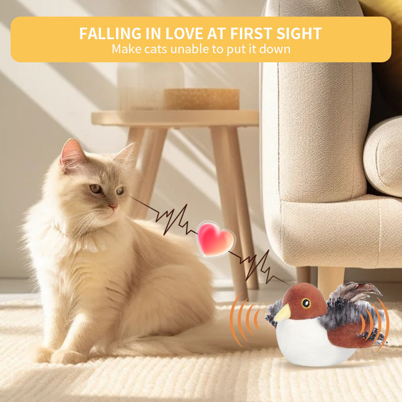 50%OFF 🔥Interactive Chirping Bird Cat Toy