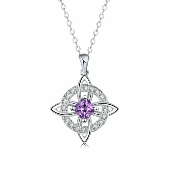 Mystical Birthstone Witches Knot Necklace🔮💞Protect Your Loved Ones