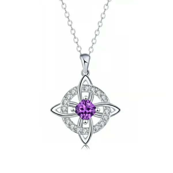 50% OFF🔥Mystical Birthstone Witches Knot Necklace🔮💞Protect Your Loved Ones