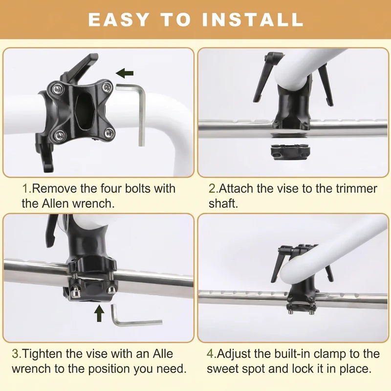 The Back-Saving Weed Eater Grip