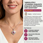 50% OFF🔥Mystical Birthstone Witches Knot Necklace🔮💞Protect Your Loved Ones