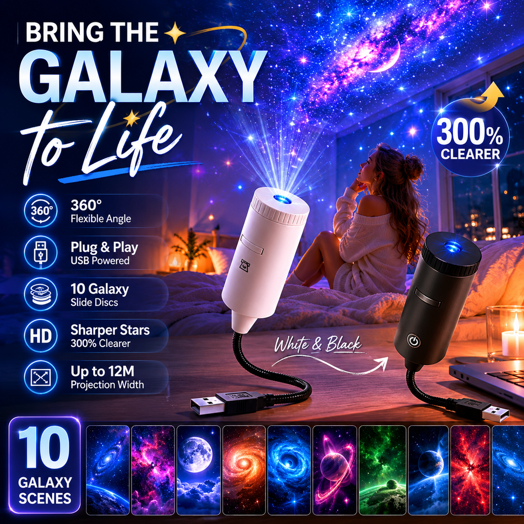50%OFF 🔥✨ Plug-and-Play HD Star Projector🥳50,000+ Happy Users
