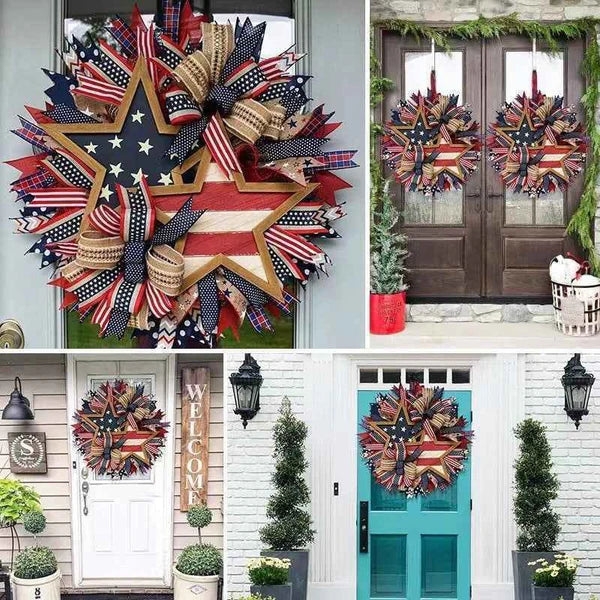 50%OFF 🔥🇺🇸Sentinels of Honor: 250th Anniversary Hand-Tied Wreath