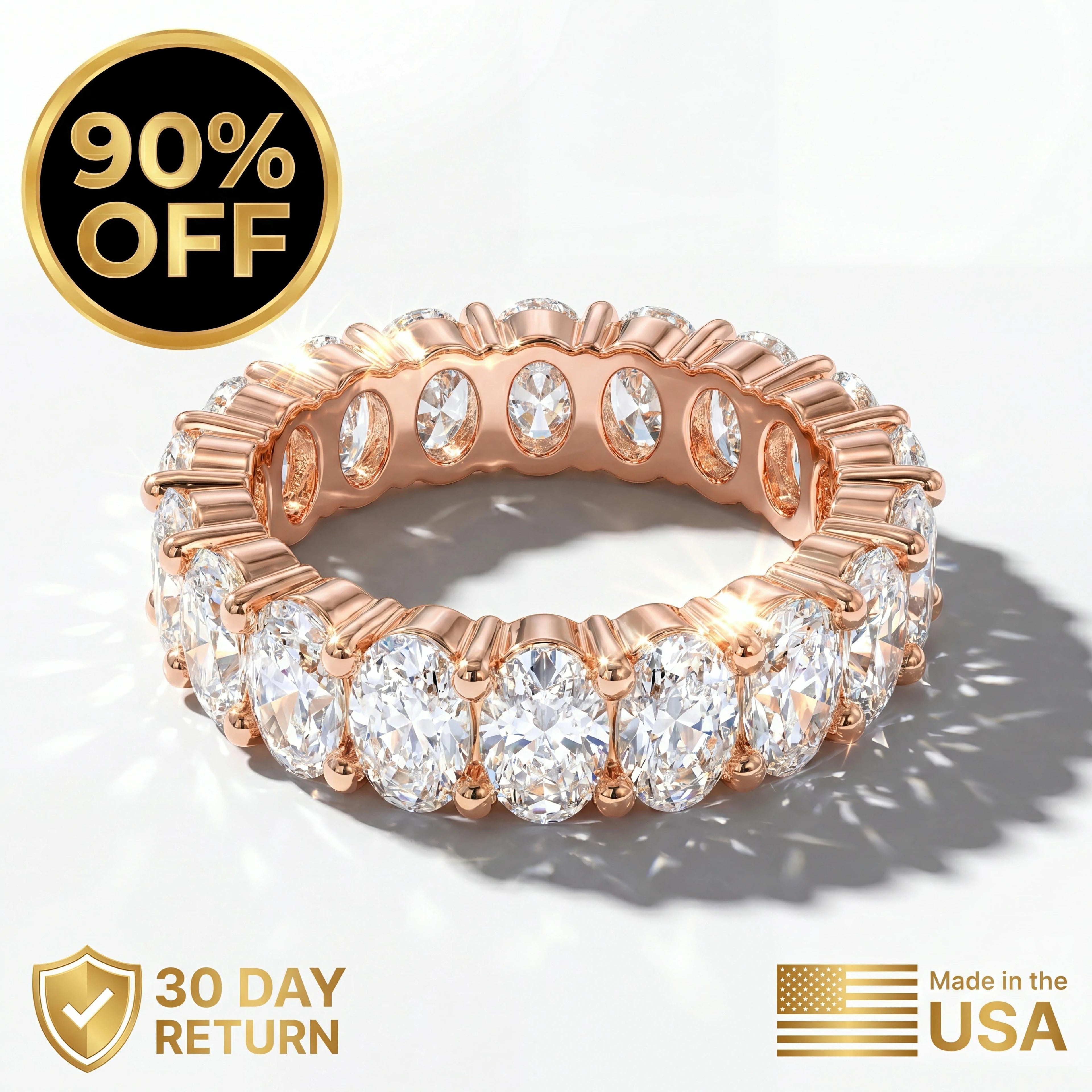 🔥 90% OFF TODAY: Flawless Eternity Band – The Everyday Luxury You Deserve ✨