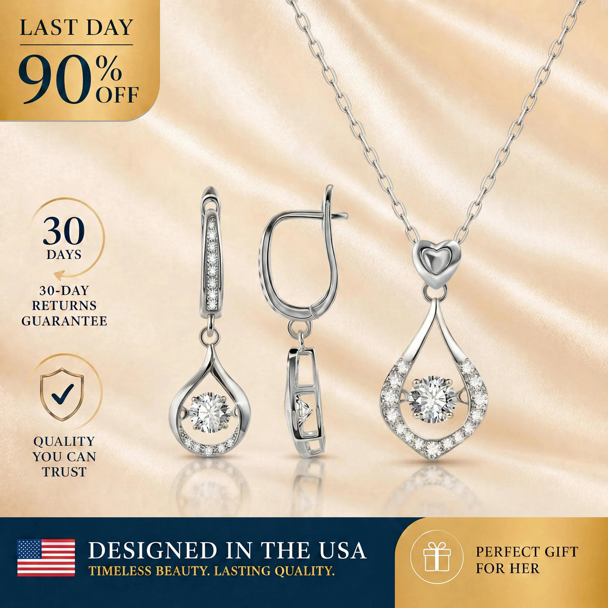 🔥 LAST DAY 90% OFF: 1-Carat "Dancing" Moissanite Earrings – The Pure S925 Comfort & Sparkle You Deserve 💖