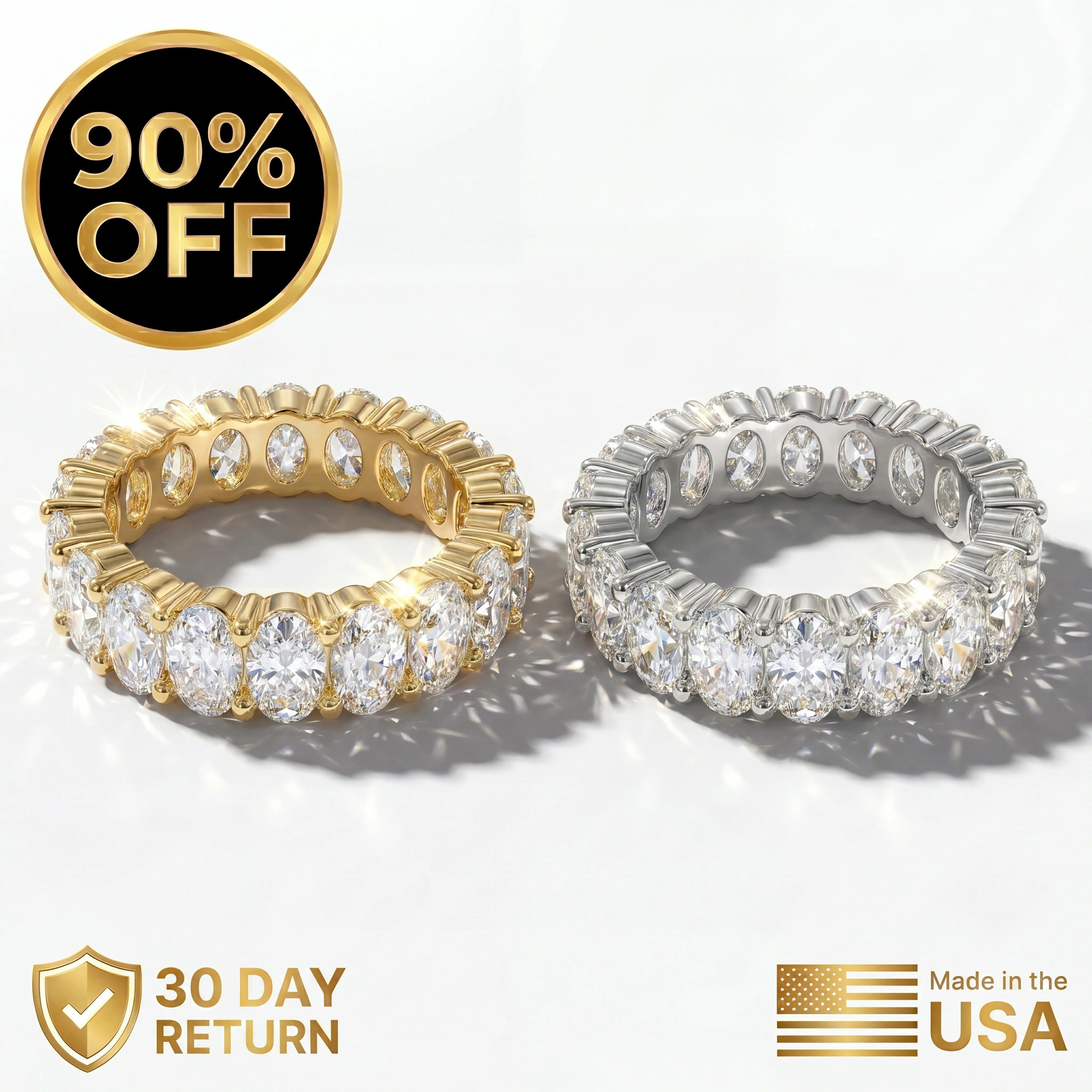 🔥 90% OFF TODAY: Flawless Eternity Band – The Everyday Luxury You Deserve ✨