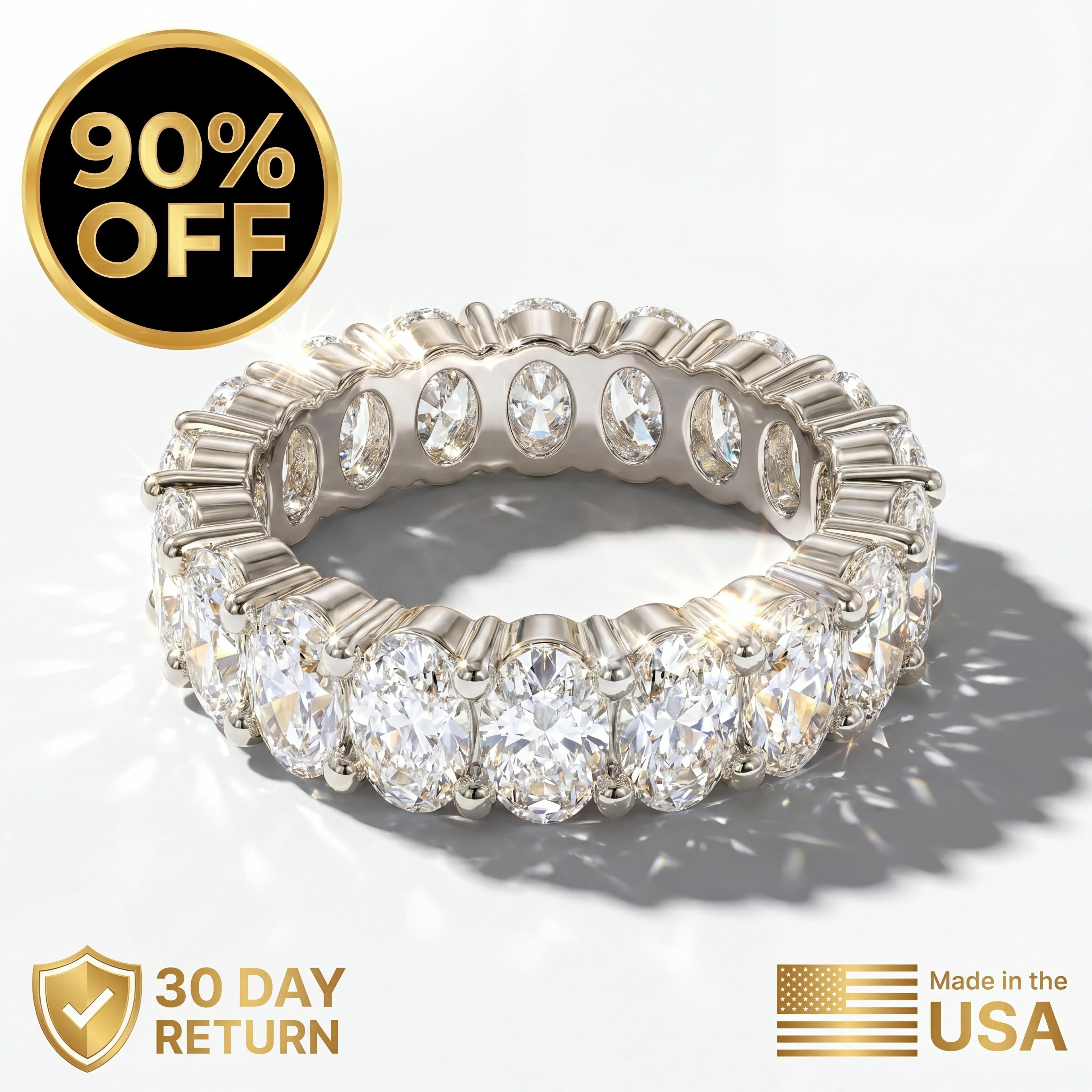 🔥 90% OFF TODAY: Flawless Eternity Band – The Everyday Luxury You Deserve ✨