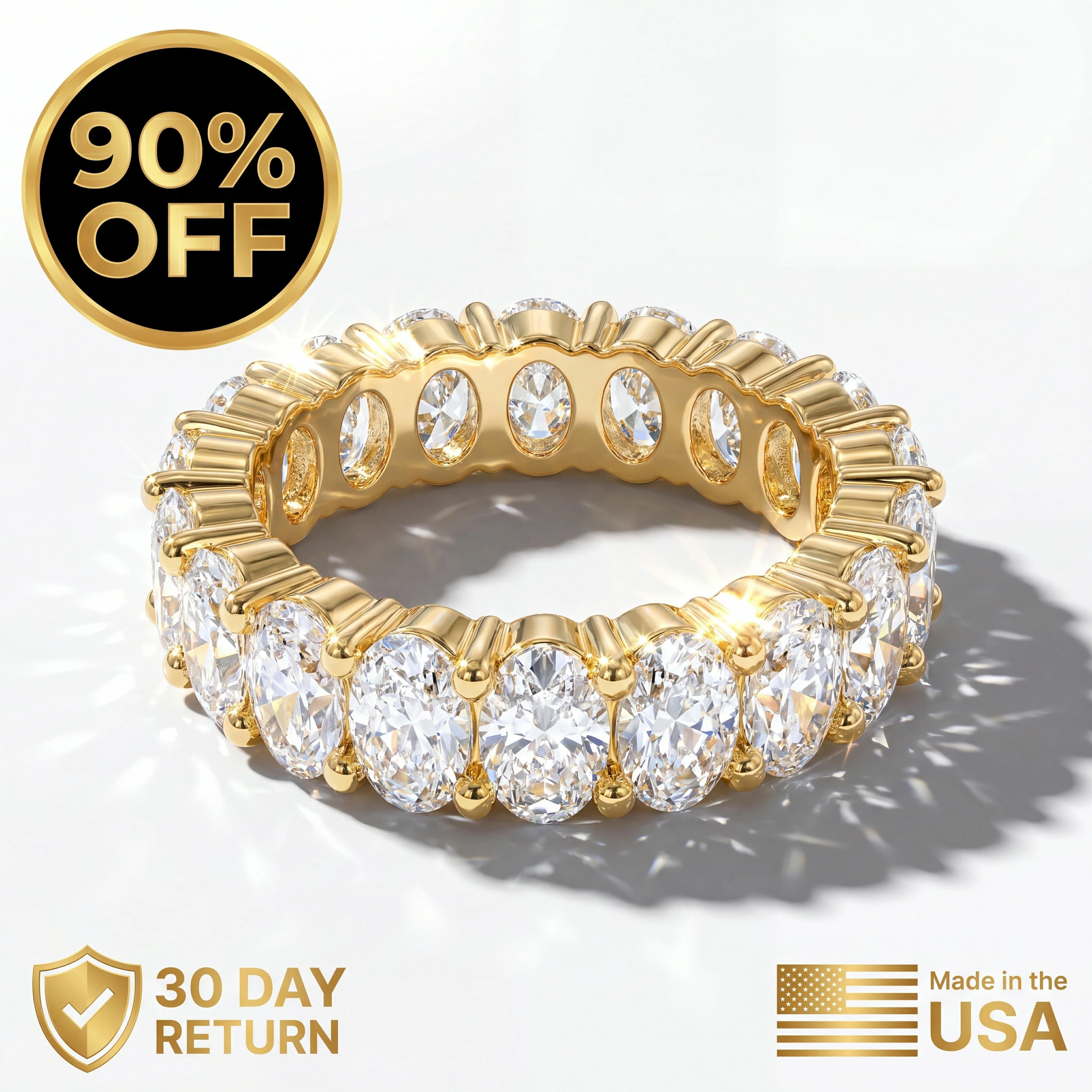 🔥 90% OFF TODAY: Flawless Eternity Band – The Everyday Luxury You Deserve ✨