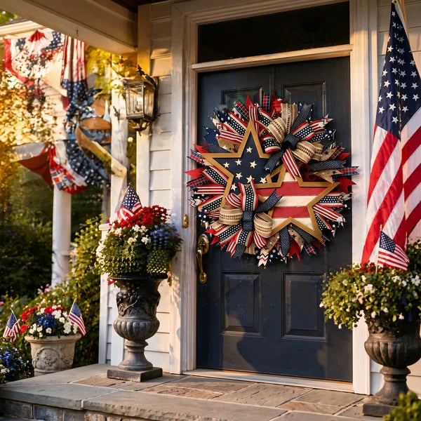 50%OFF 🔥🇺🇸Sentinels of Honor: 250th Anniversary Hand-Tied Wreath
