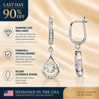 🔥 LAST DAY 90% OFF:1-Carat "Dancing" Moissanite Earrings – The Pure S925 Comfort & Sparkle You Deserve💎